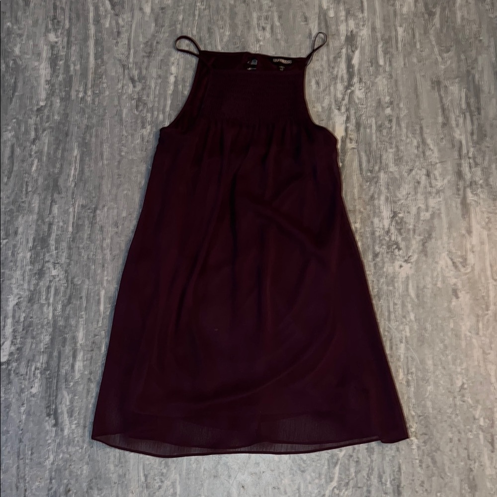 Express Burgundy Dress